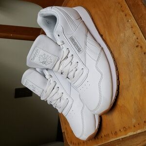 Reebok White Classic Harman Run Leather Sneakers